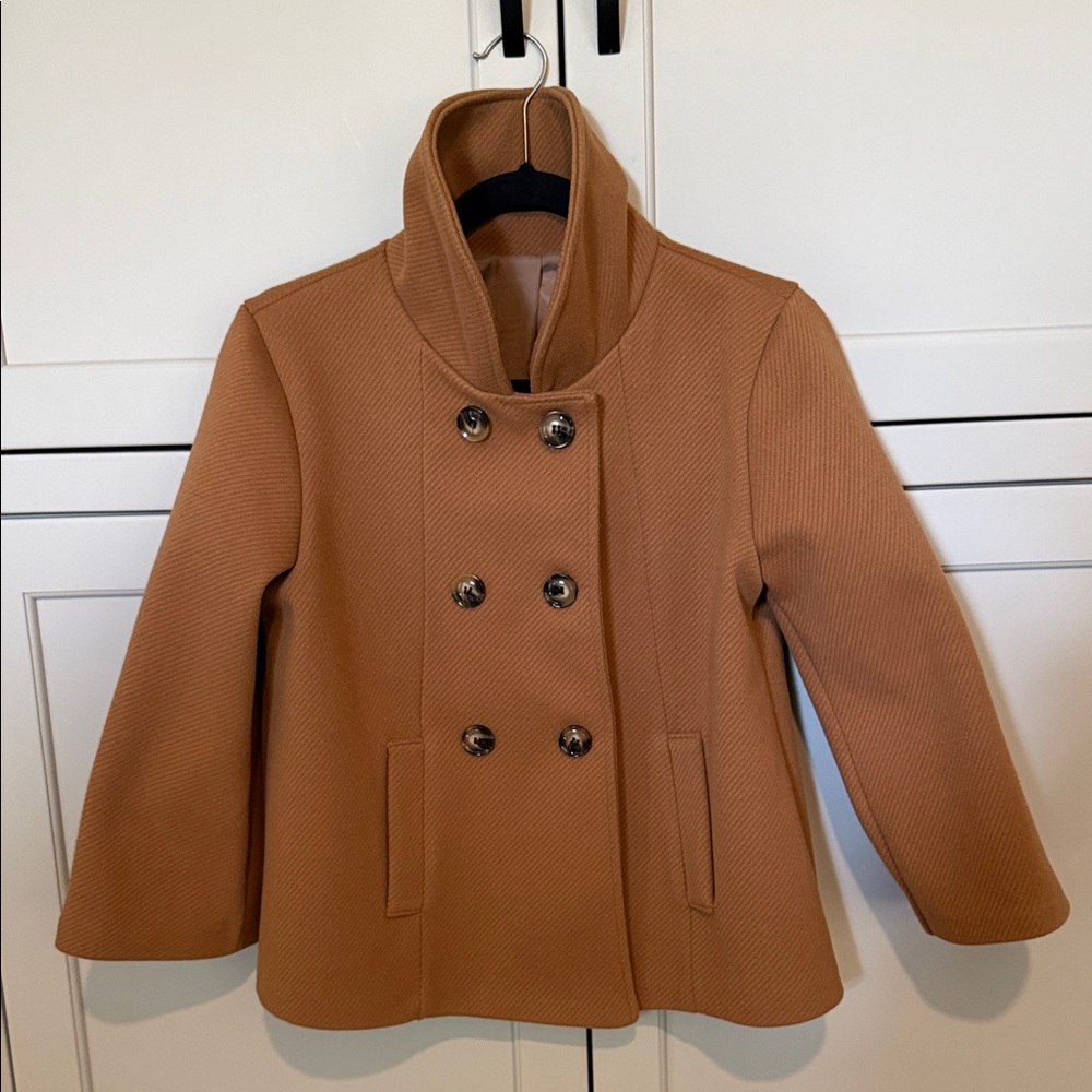 Italian made Camel Pea Coat